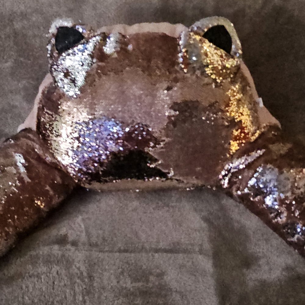 SEQUIN PINK BODY PILLOW BY JUSTICE